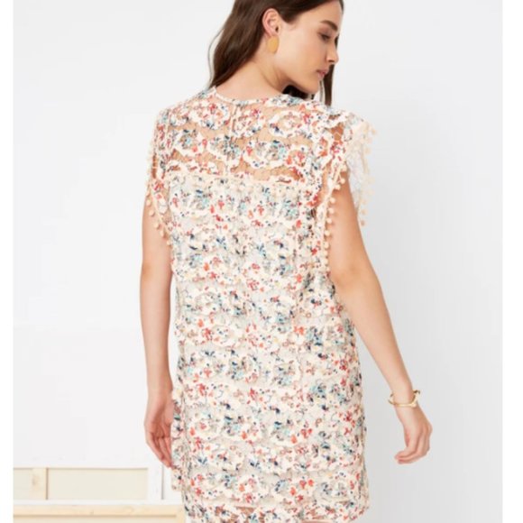 NWOT Tularosa Elba Rainbow Lace Mini Dress Sz. XS - Picture 3 of 12